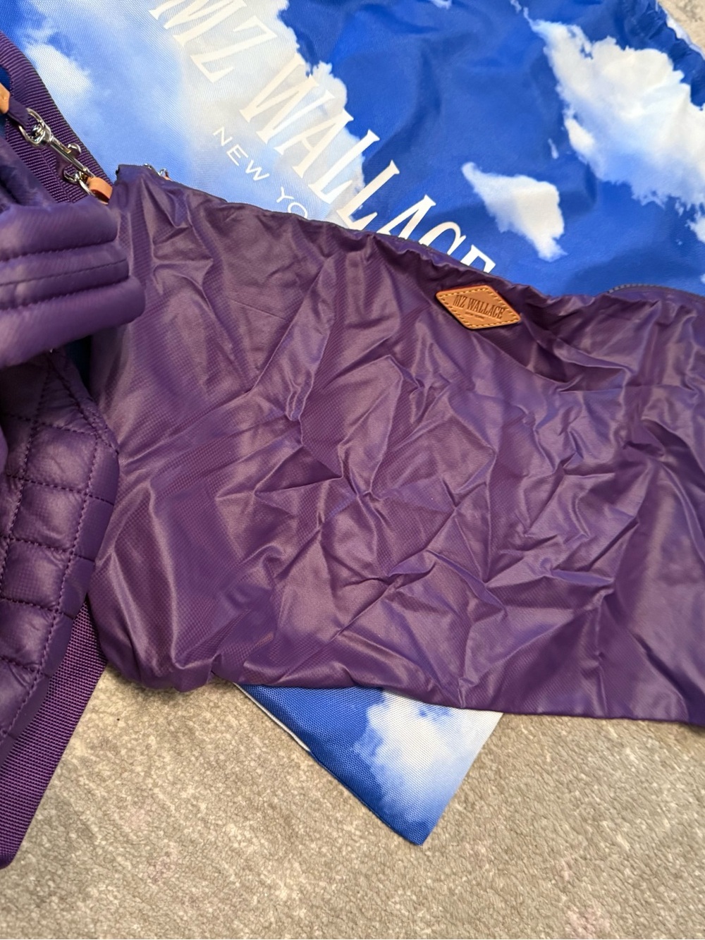 Gorgeous MZ Wallace amethyst, medium metro tote deluxe. Like new condition! - Picture 11 of 13